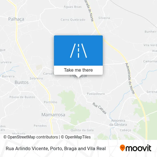 Rua Arlindo Vicente map