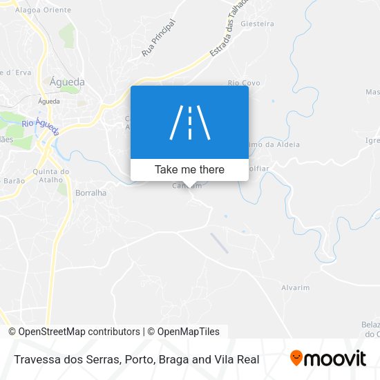 Travessa dos Serras mapa