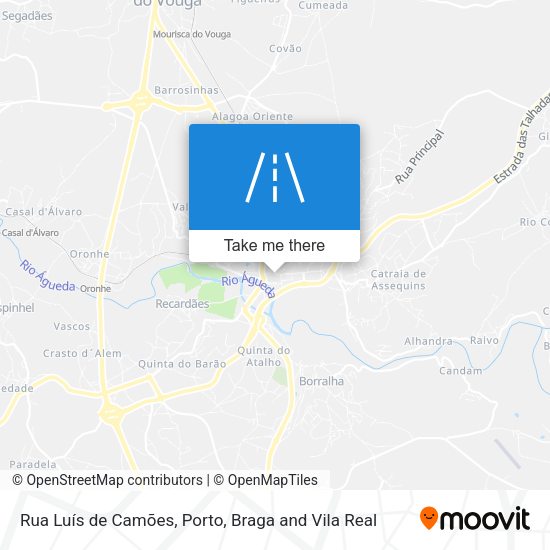 Rua Luís de Camões map