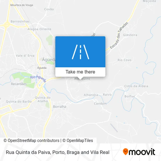 Rua Quinta da Paiva map