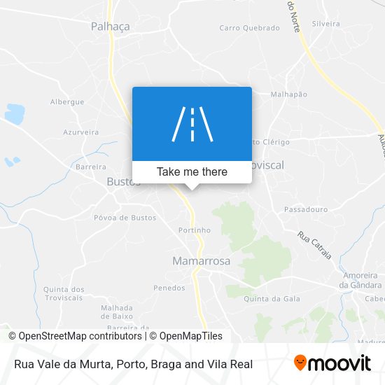 Rua Vale da Murta map