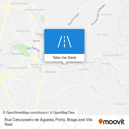 Rua Cancioneiro de Águeda map