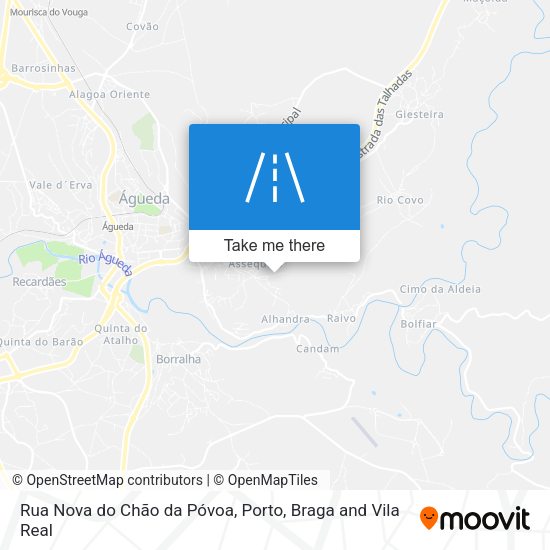 Rua Nova do Chão da Póvoa mapa