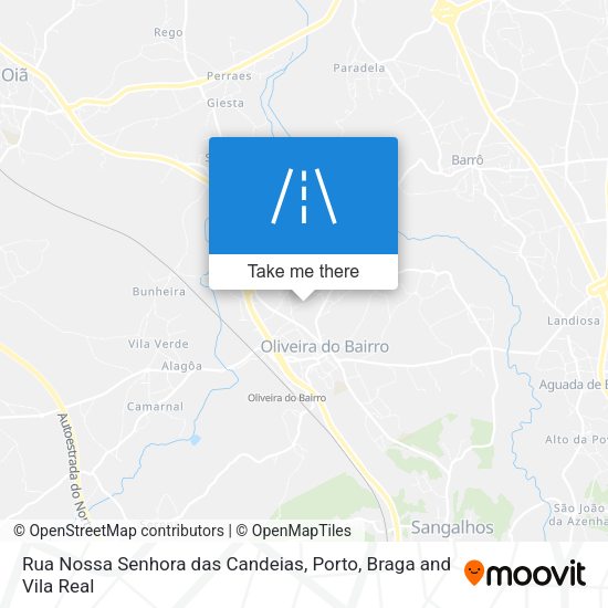 Rua Nossa Senhora das Candeias mapa