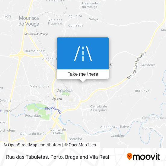 Rua das Tabuletas map