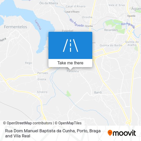 Rua Dom Manuel Baptista da Cunha mapa