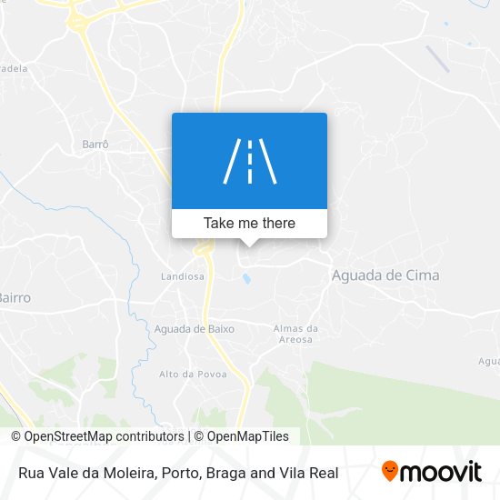 Rua Vale da Moleira map