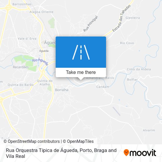 Rua Orquestra Típica de Águeda map