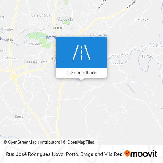 Rua José Rodrigues Novo mapa