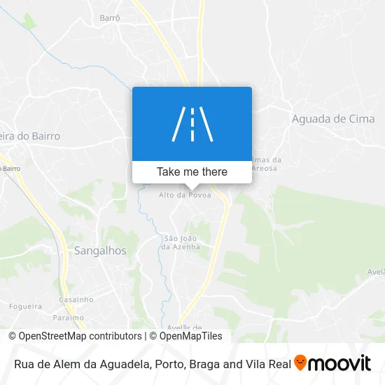 Rua de Alem da Aguadela map