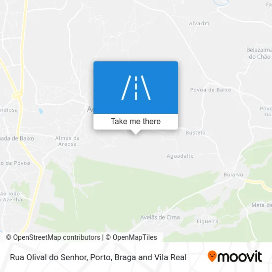 Rua Olival do Senhor map