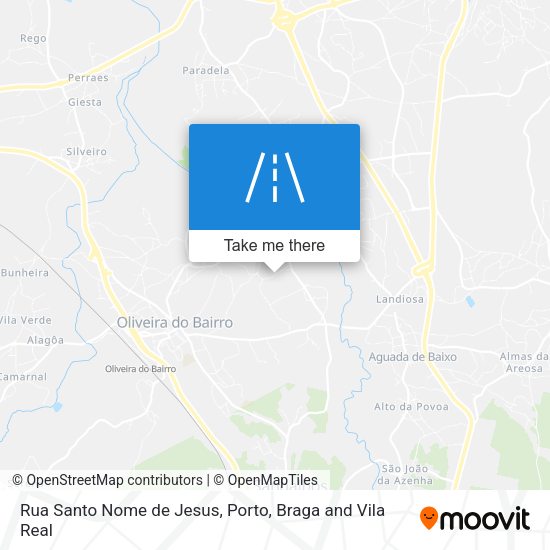 Rua Santo Nome de Jesus map