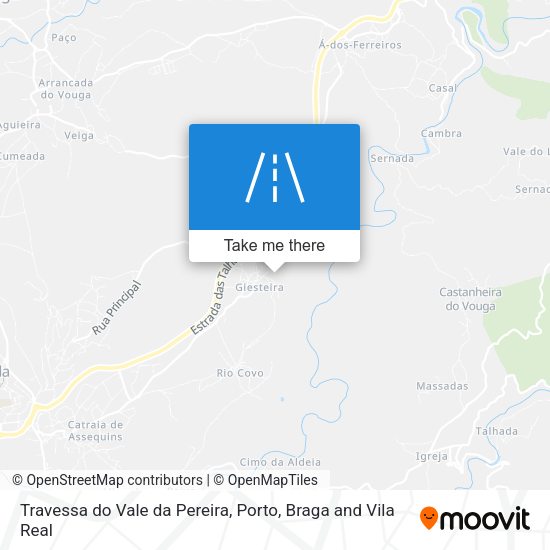 Travessa do Vale da Pereira map