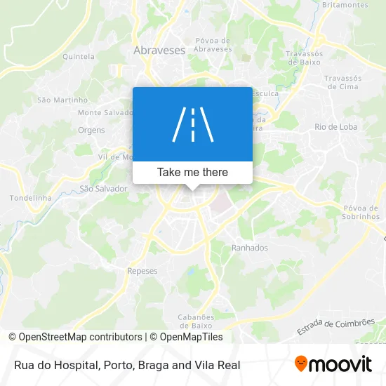 Rua do Hospital map