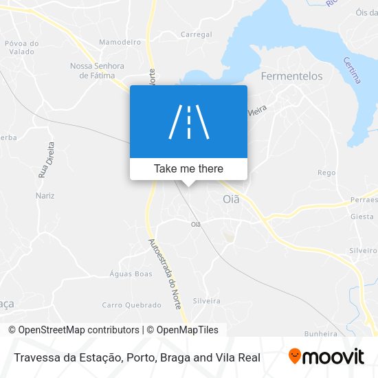 Travessa da Estação map