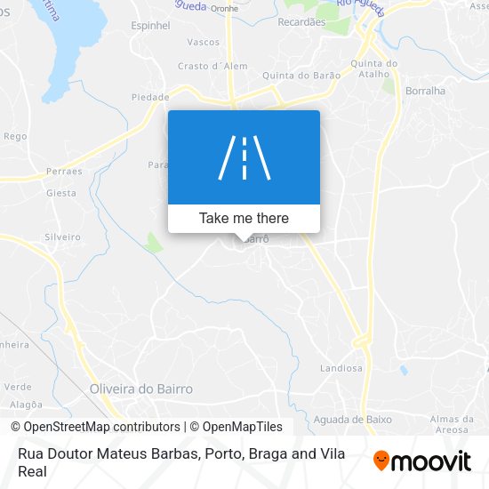 Rua Doutor Mateus Barbas map