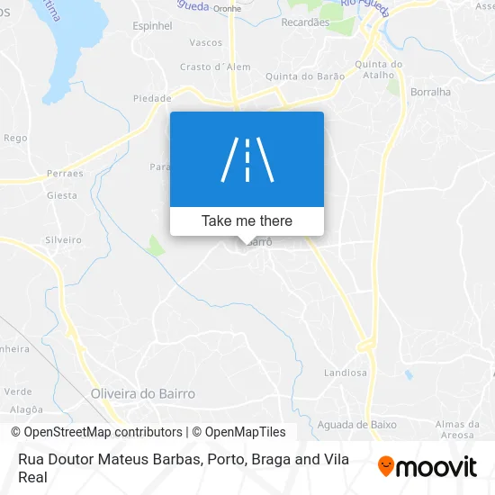 Rua Doutor Mateus Barbas map