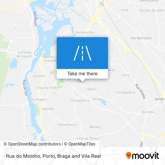 Rua do Moinho map