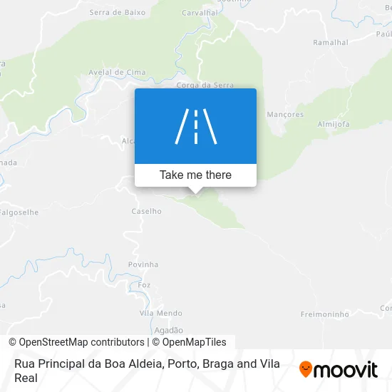 Rua Principal da Boa Aldeia map