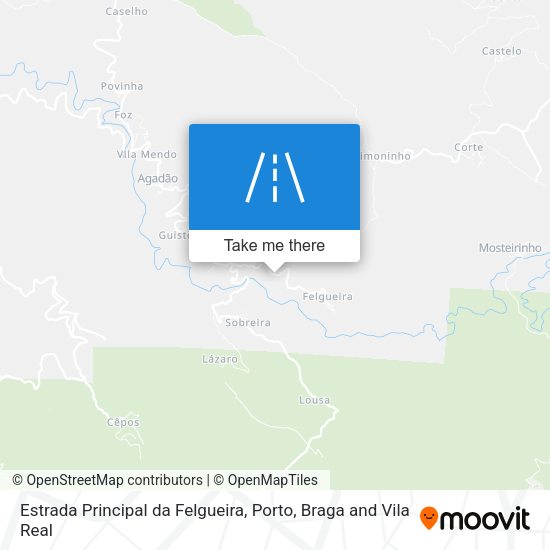 Estrada Principal da Felgueira map
