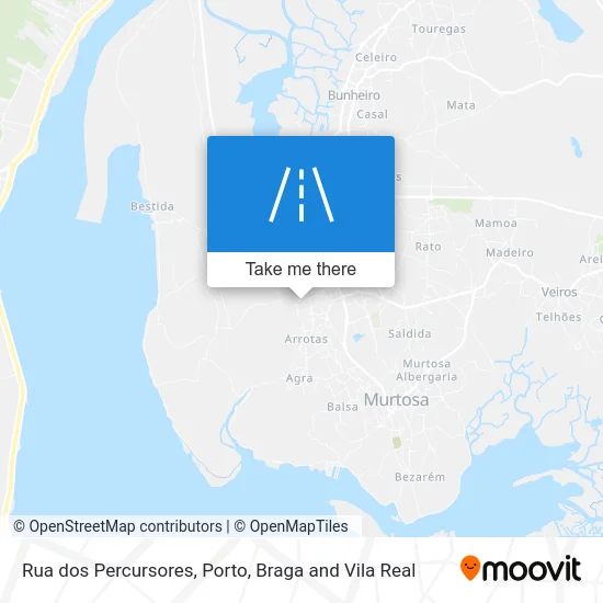 Rua dos Percursores map