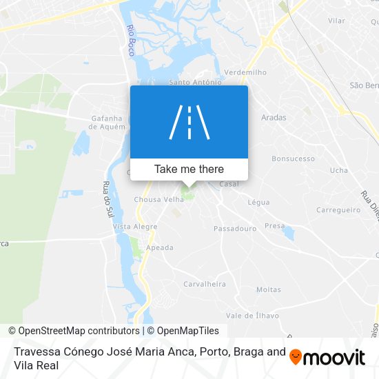 Travessa Cónego José Maria Anca map