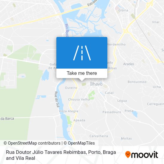 Rua Doutor Júlio Tavares Rebimbas mapa