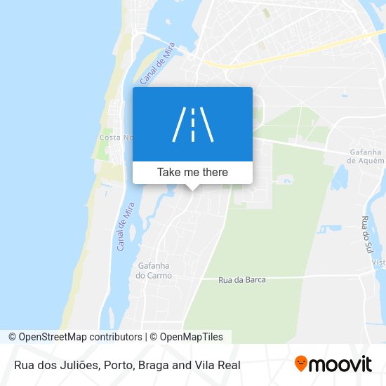 Rua dos Juliões mapa