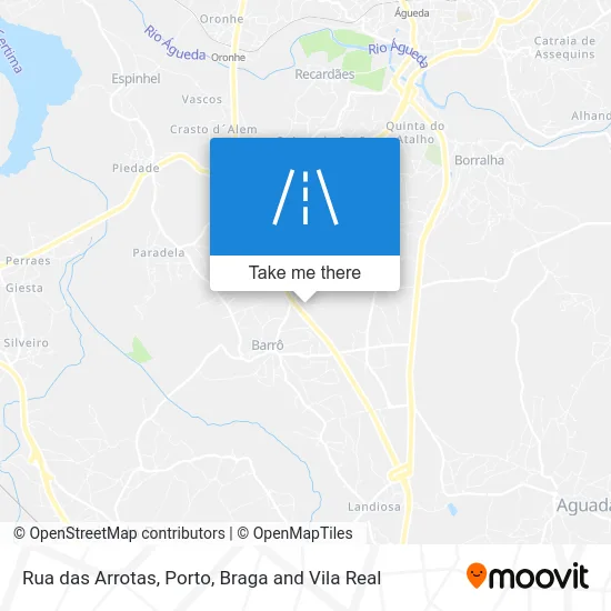 Rua das Arrotas map