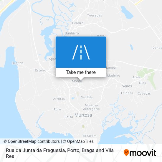 Rua da Junta da Freguesia map