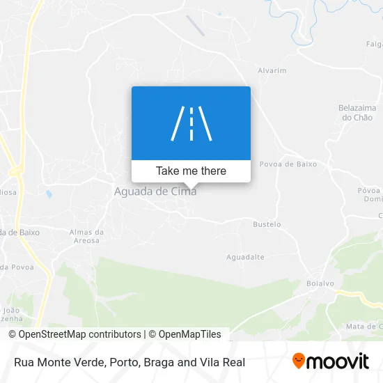 Rua Monte Verde map