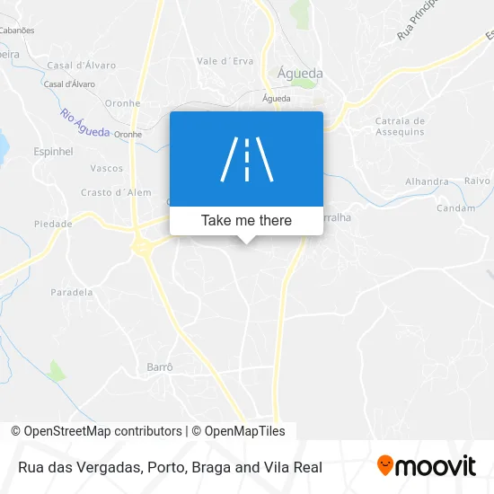 Rua das Vergadas map