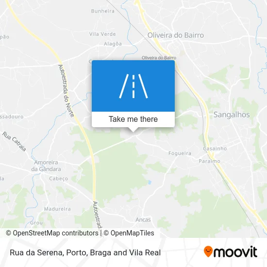 Rua da Serena map