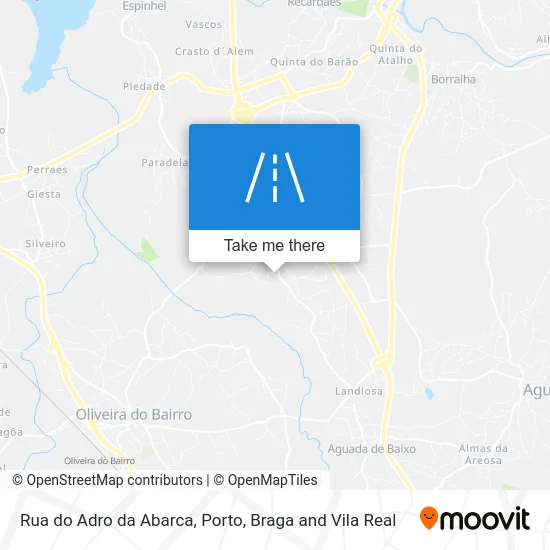 Rua do Adro da Abarca map