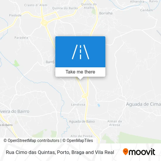 Rua Cimo das Quintas map