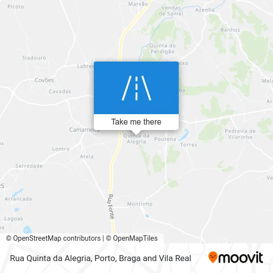 Rua Quinta da Alegria map