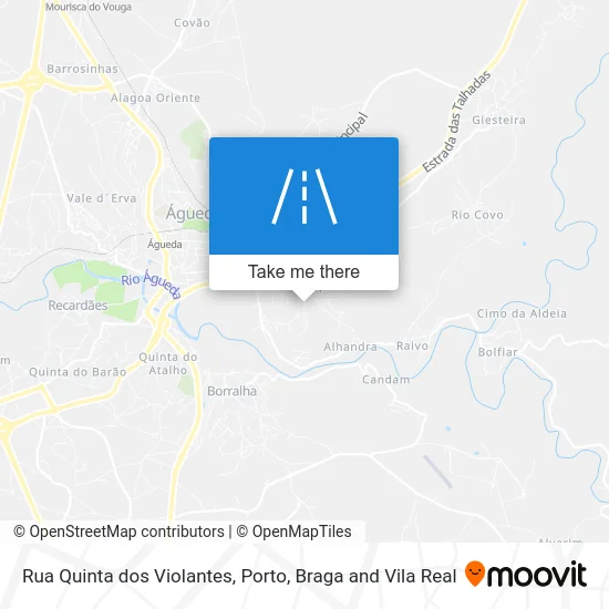 Rua Quinta dos Violantes map