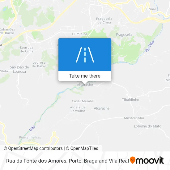 Rua da Fonte dos Amores map