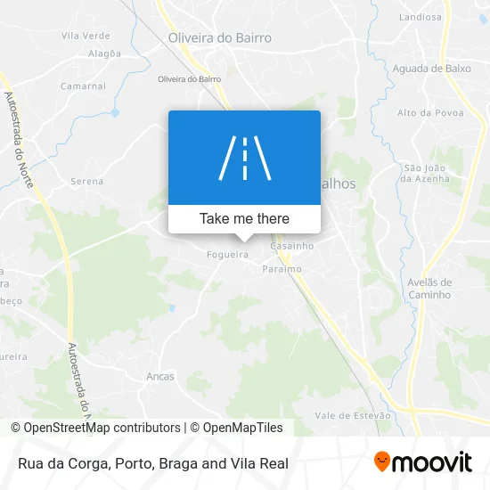 Rua da Corga map