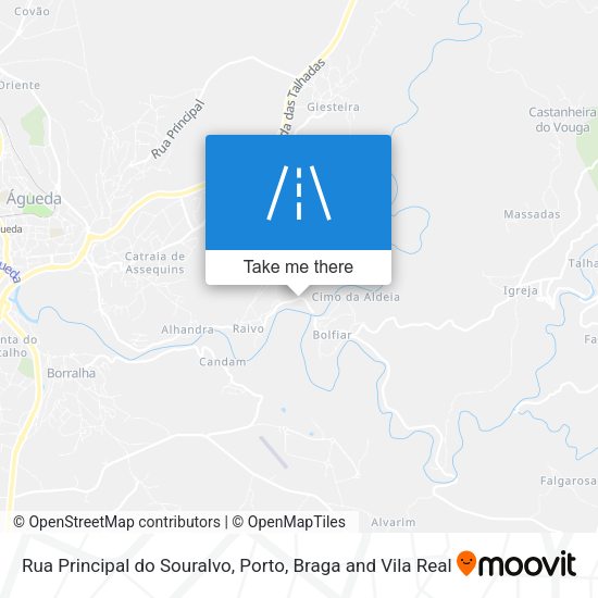 Rua Principal do Souralvo map