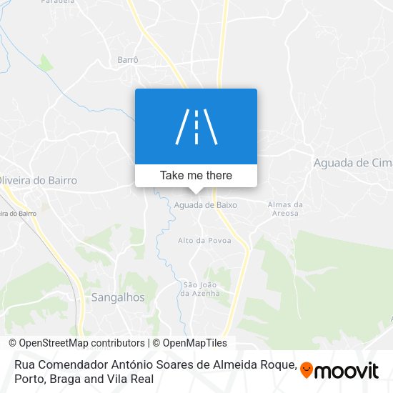 Rua Comendador António Soares de Almeida Roque mapa