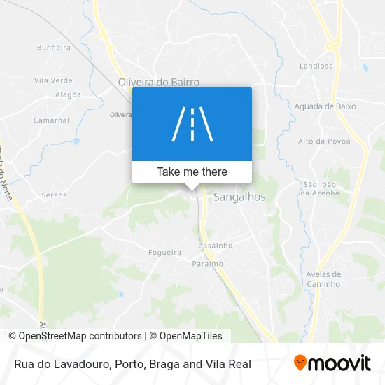 Rua do Lavadouro map