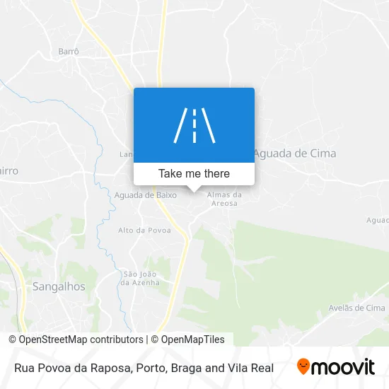 Rua Povoa da Raposa map