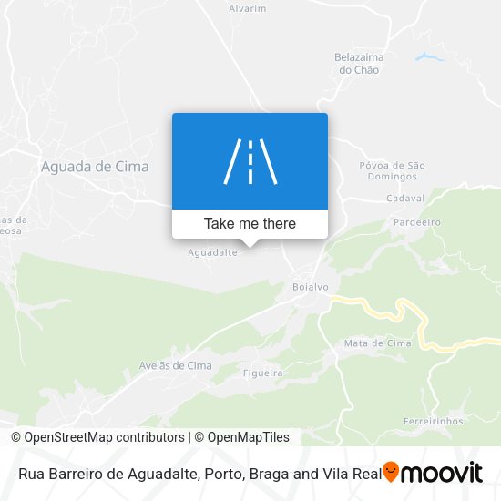 Rua Barreiro de Aguadalte map