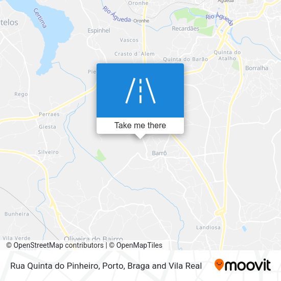 Rua Quinta do Pinheiro mapa