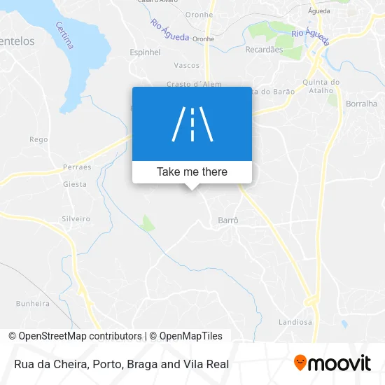 Rua da Cheira map