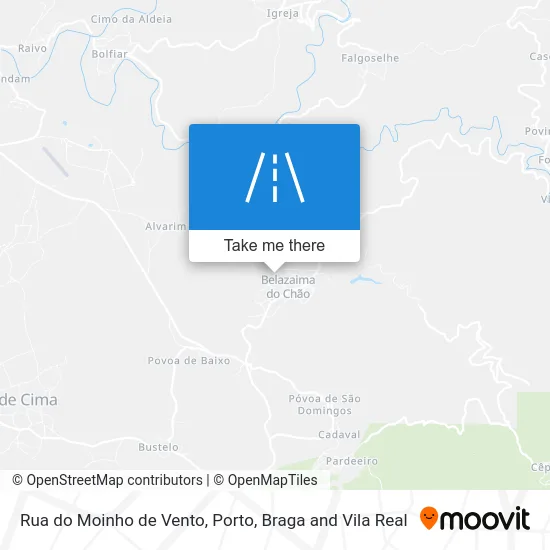 Rua do Moinho de Vento map