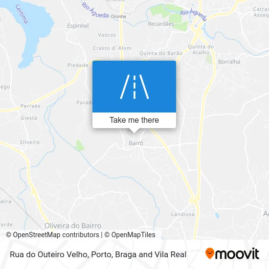 Rua do Outeiro Velho map