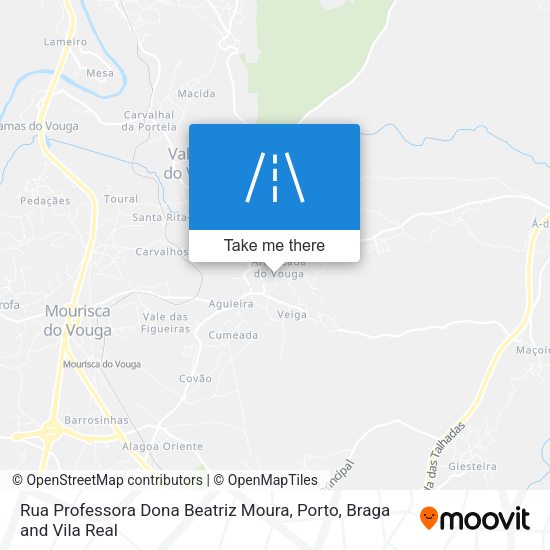 Rua Professora Dona Beatriz Moura map