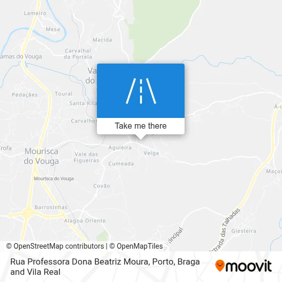 Rua Professora Dona Beatriz Moura map